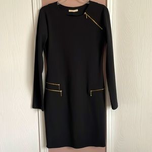 NWOT DRESS  🌹LILA ROSE 🌹 BLACK with Gold zippers, size European 42(American M)
